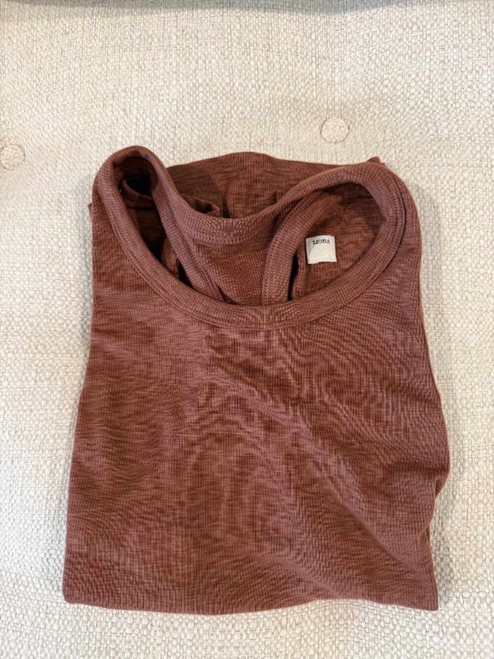 Viori Women's Hazelnut Sunrise High-neck Tank - Size Medium